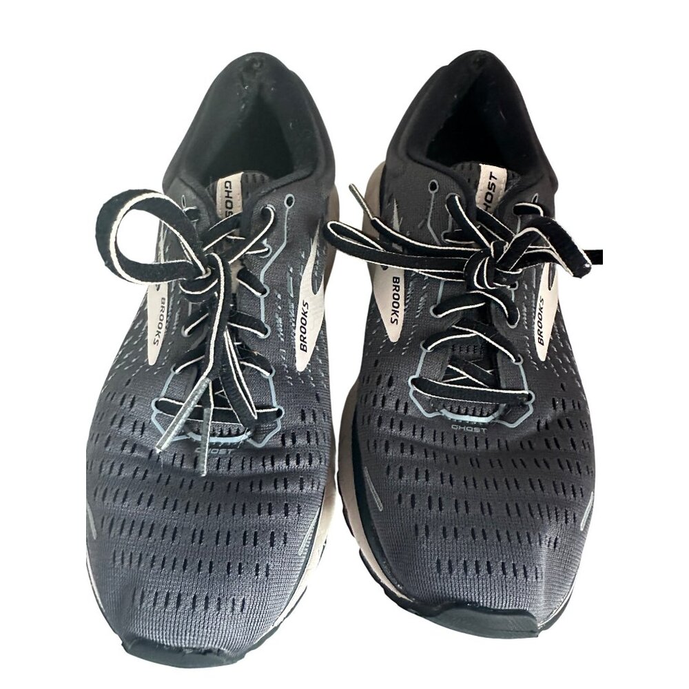 Brooks Ghost 13 Womens Running Shoes Size 9 Gray Mesh Cushioned Lightweight